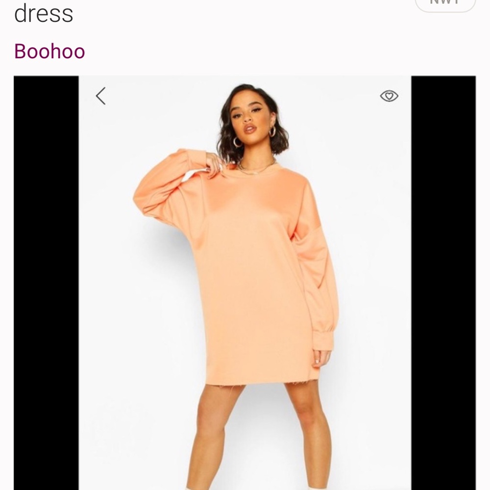 Boohoo Bright Yellow Crew Neck Sweater - Picture 5 of 5